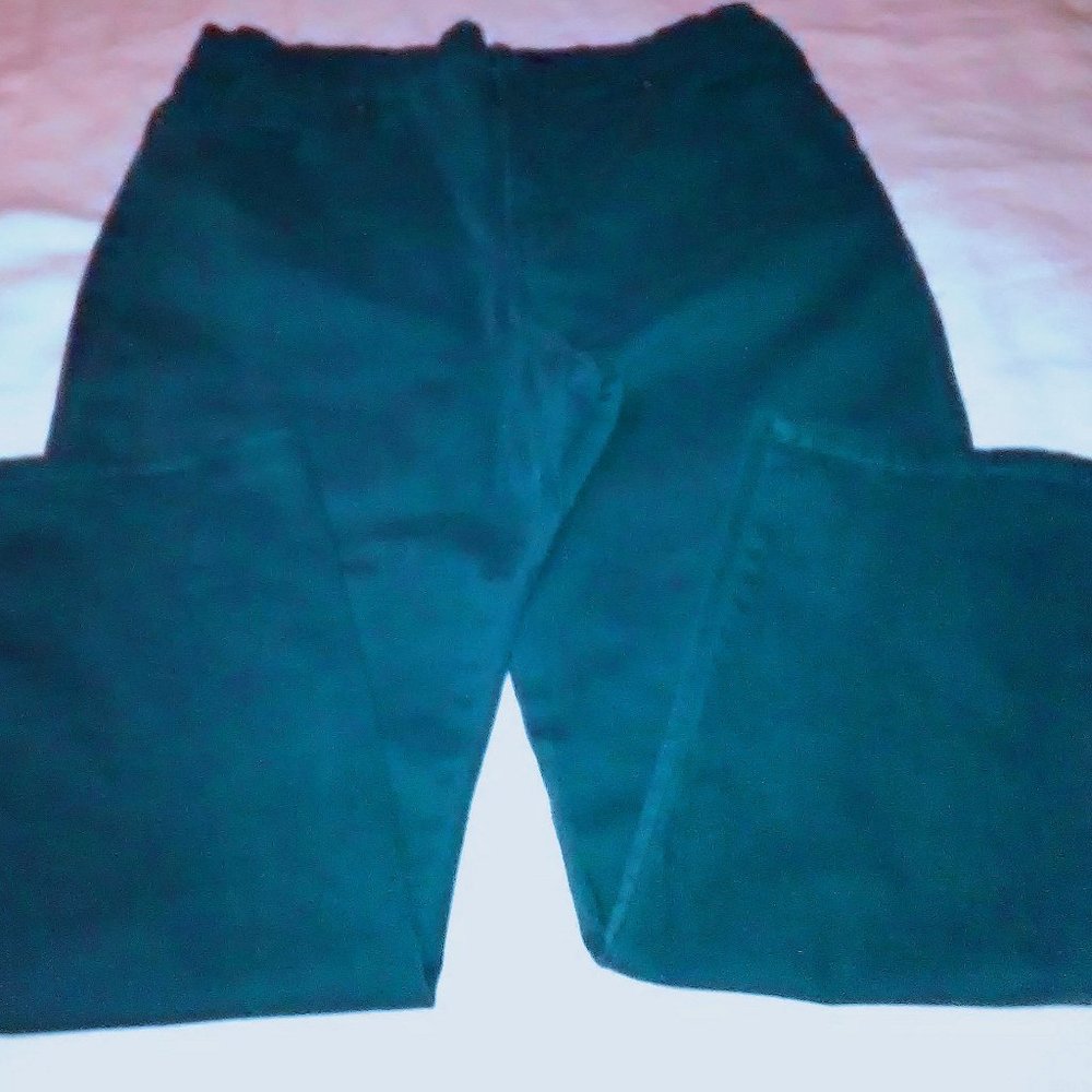 GLORIA VANDERBILT AMANDA JEANS    TURQUOISE   SIZE 14 AVG